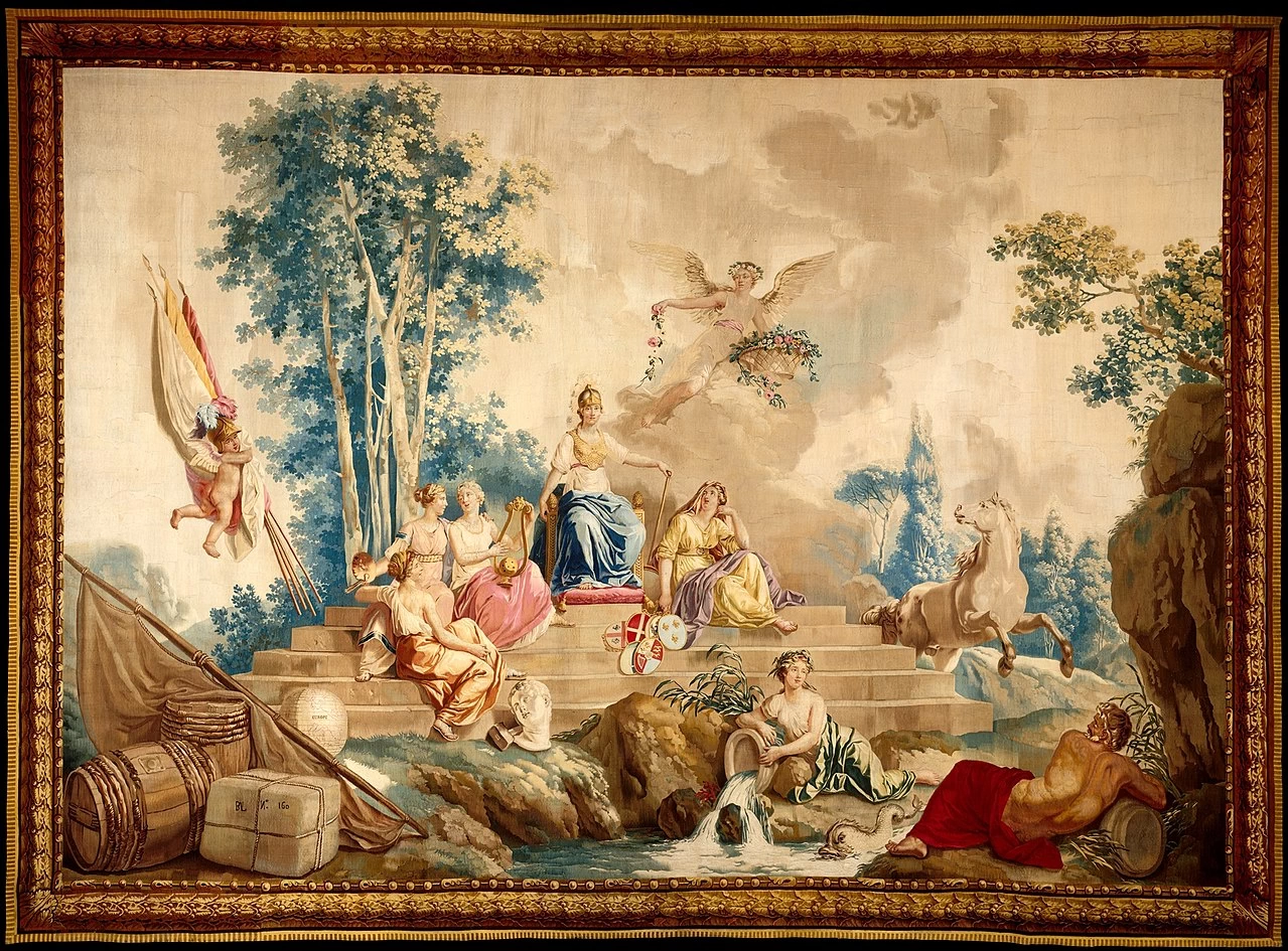 Jean Le Barbier - Europa da un insieme dei Quattro Continenti, Metropolitan Museum of Art, New York